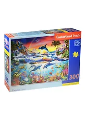 Пазлы 300 B-030101 Райская бухта (40х29см) (8+) (коробка) (Castorland)