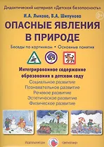 Опасные явления в природе. Беседы по картинкам. Основные понятия. Дидактический материал "Детская безопасность"