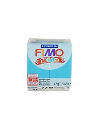 FIMO kids полимерная глина для детей (бирюзовый) (8030-39) (42г) (упаковка) (Эксмо)