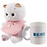 Игрушка мягкая Budi Basa, Ли-Ли BABY в розовом слюнявчике 20 см LB-002 - 2