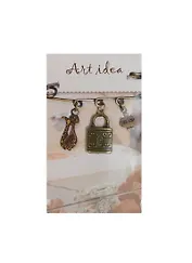 Кулон Замочек (QA-240) (2х1,5см) (1шт) (упаковка)