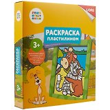 Набор для творчества LORI Раскраска пластилином Союзмультфильм Матроскин и Мурка
