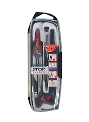 Готовальня 5 предм., "Stop System", подвес, Maped