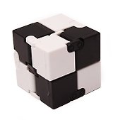 Игрушка, Головоломка, Рыжий Кот,Бесконечный куб чёрно-белый, 13,5*6,5*2,5см 200173337