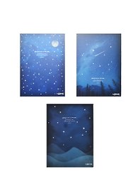 Блокнот с открытым корешком Good friends are like stars (12025500)