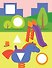 На прогулке 1+: книжка с наклейками - 1