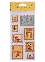 Наклейки пробка  Франция, микс