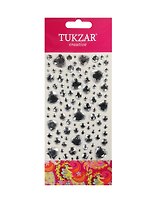 Набор для творчества, Tukzar, Наклейки-стразы акриловые Сердечки, 11*23см в ассортименте