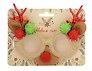 Очки новогодние Рожки олененка с ушками и помпонами (пластик) (12-6142-HNY26)