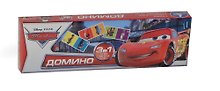 Домино пластмас. Disney Тачки (3в1) (4690590060391) (180668) (Умка) (в кор. 100шт)