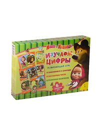 Настольная игра «Маша и Медведь. Изучаем цифры», Маша и Медведь