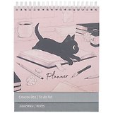 Планинг недат. 90л 165*205 "Офисный котик" настольный, гребень, офсет