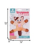 Игрушка из фетра с магнитами, набор для создания Котик 3889153 - 1