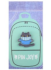 Значок Pin Joy Котик в свитере (металл) (12-08599-927)