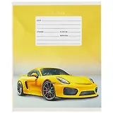 Тетрадь в линейку Listoff, "Жажда скорости (машины)", 18 листов, в ассортименте