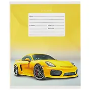 Тетрадь в линейку Listoff, "Жажда скорости (машины)", 18 листов, в ассортименте