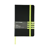 Блокнот для зарисовок 13*21 80л "Стихия" 140г/кв.м, черн.тв.обл., салатовый срез