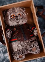 Мягкая игрушка Басик в кожаной куртке (22 см) (Ks22-059)