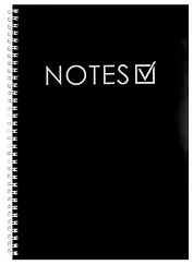 Тетрадь в клетку Listoff, "New day. Черный", А4, 80 листов