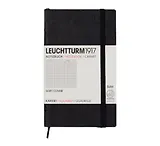 Записная книжка A6, 61 лист в клетку "Classic", мягкая обложка, черный, Leuchtturm1917