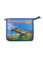 Папка для тетрадей А5 "Ударная сила" на молнии, лам.картон, объемн.тиснение, Канцбург