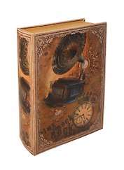 Шкатулка-книга с кодовым замком (27х18х7) (393481)