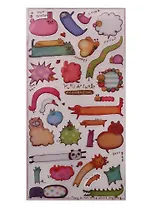 Наклейки бумажные Funny animal 17045