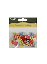 Пуговицы пластмассовые 4 отверстия (d=0,7см) (80 штук)