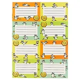 Наклейки для тетрадей «Еноты», 24 штуки