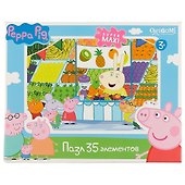 Пазл «Peppa Pig Магазин фруктов» 35 элементов гигант, Origami - 1