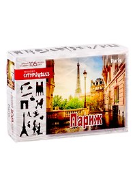 Пазл фигурный деревянный Citypuzzles. Париж
