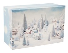 Коробка подарочная "СНЕЖНЫЙ ЛЕС" 26*17*11см, Новый год, картон