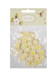 Цветок кувшинка, молочный, 25 штук