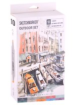 Маркеры 10цв "Outdoor" карт.кор., Sketchmarker