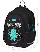 Рюкзак школьный «Angel bear» для девочки, 3 отделения, 37 см, Först - 1