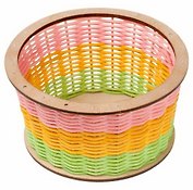 Набор для плетения KidsCraft № 2 (КС202) (корзинка) (16х16см) (круг средний)