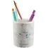 Стакан для пишущих принадлежностей "Серый мрамор" пластик - 1