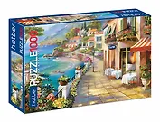 Пазл Hatber Premium 1000 эл. "Кафе на набережной", 68х48 см