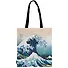 Сумка-шоппер "Кацусика Хокусай. Большая волна", 40 х 32 см - 0