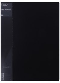 Папка 80ф А4 "STANDARD" пластик 0,8мм, черная