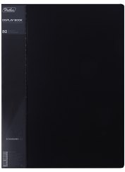 Папка 80ф А4 "STANDARD" пластик 0,8мм, черная
