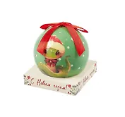 Елочный шар НГ Змейка (пластик) (7,5см) (ПВХ Бокс) (12-TianJian-XL-01)