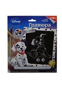 LORI Грд-030 Гравюра Disney большая с эф. серебро Лаки (набор для творч.) (6+)