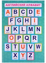 Обучающий плакат-листовка "Английский алфавит"
