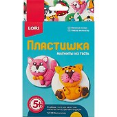 Набор для творчества Lori. Пластишка. Магниты из теста «Веселые котики» - 1