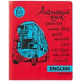 Тетрадь предметная в клетку Феникс+, "Яркая учеба. Английский язык", 48 листов