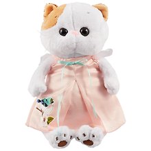Игрушка мягкая Budi Basa, Ли-Ли в нежно-розовом платье с птичкой, 27см