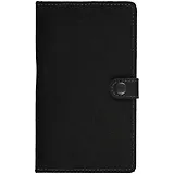 Алфавитная книга А6+ 60 листов, 173*100 графит, черная, на кнопке