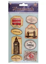 Наклейки 3D, бумажные Лондон