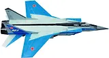 Модель, сборная, Умная бумага, N-184, Истребитель-перехватчик, Миг 31, 1:72